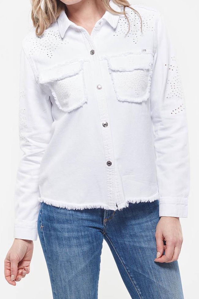 Jacke Texaco in weiß