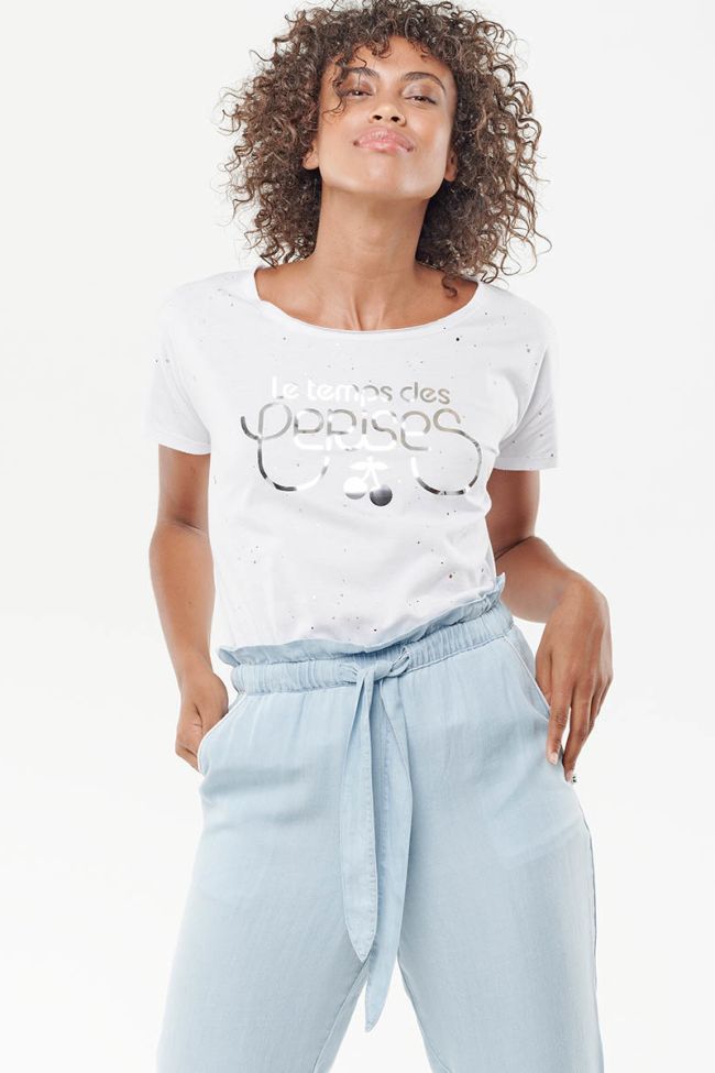 T-shirt Wake in weiß