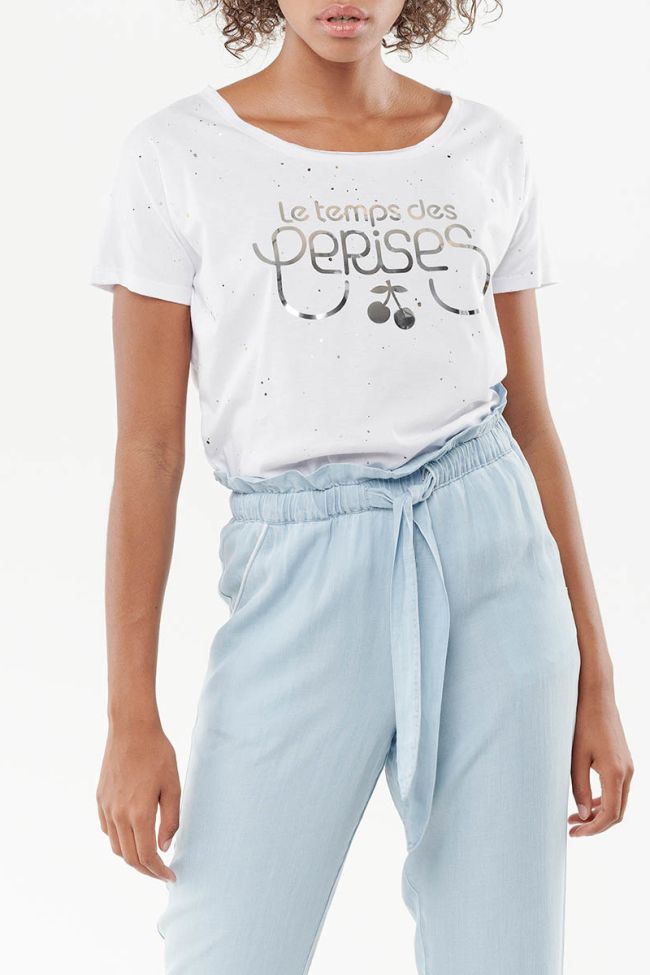 T-shirt Wake in weiß