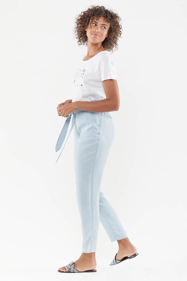 T-shirt Wake in weiß