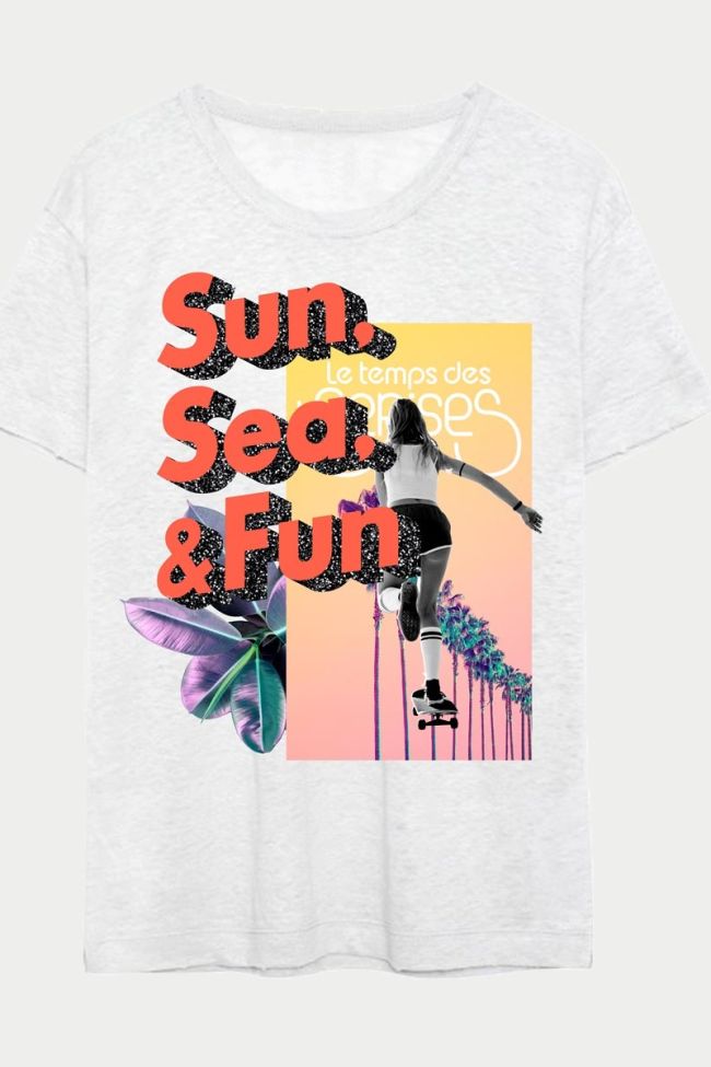 T-shirt Slowgi in weiß