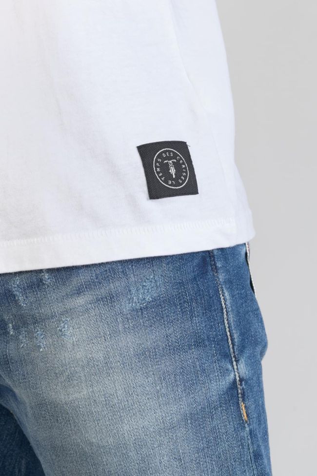 T-shirt Brown in weiß