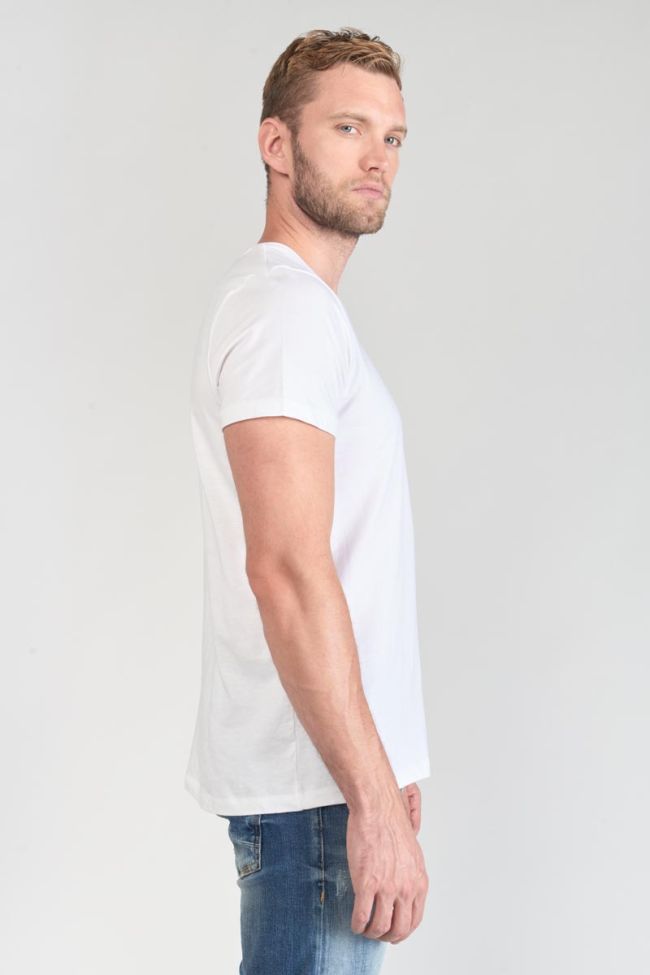 T-shirt Brown in weiß