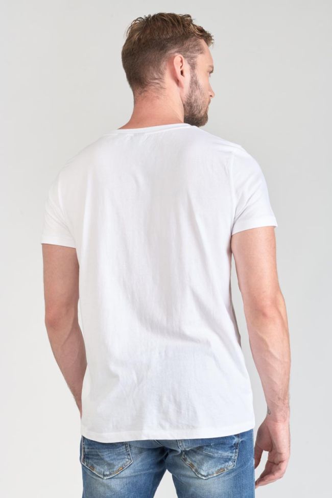 T-shirt Brown in weiß