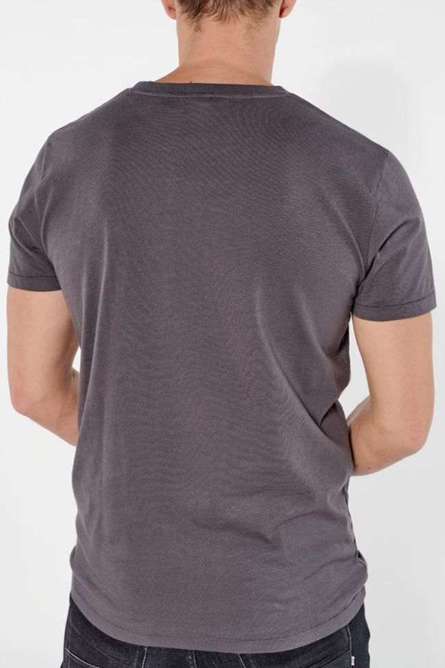 T-shirt Brown in blau