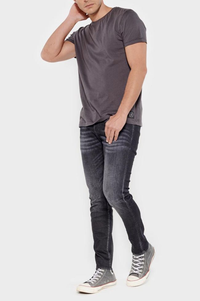 T-shirt Brown in blau