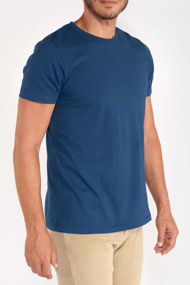 T-shirt Brown in blau