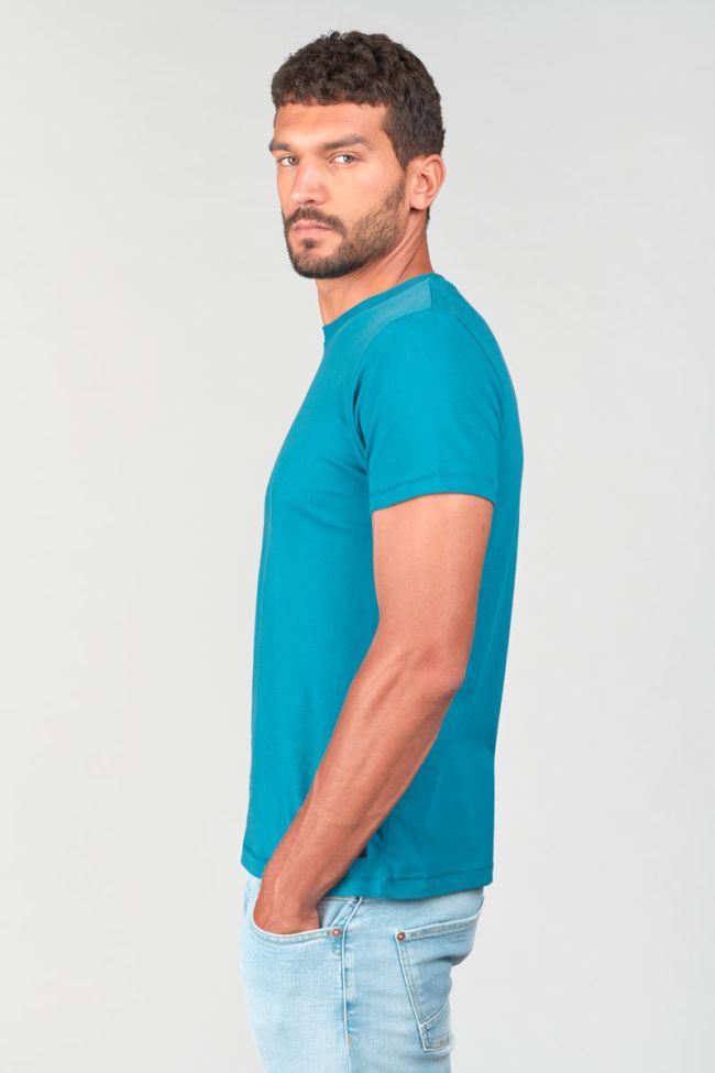 T-shirt Brown in blau