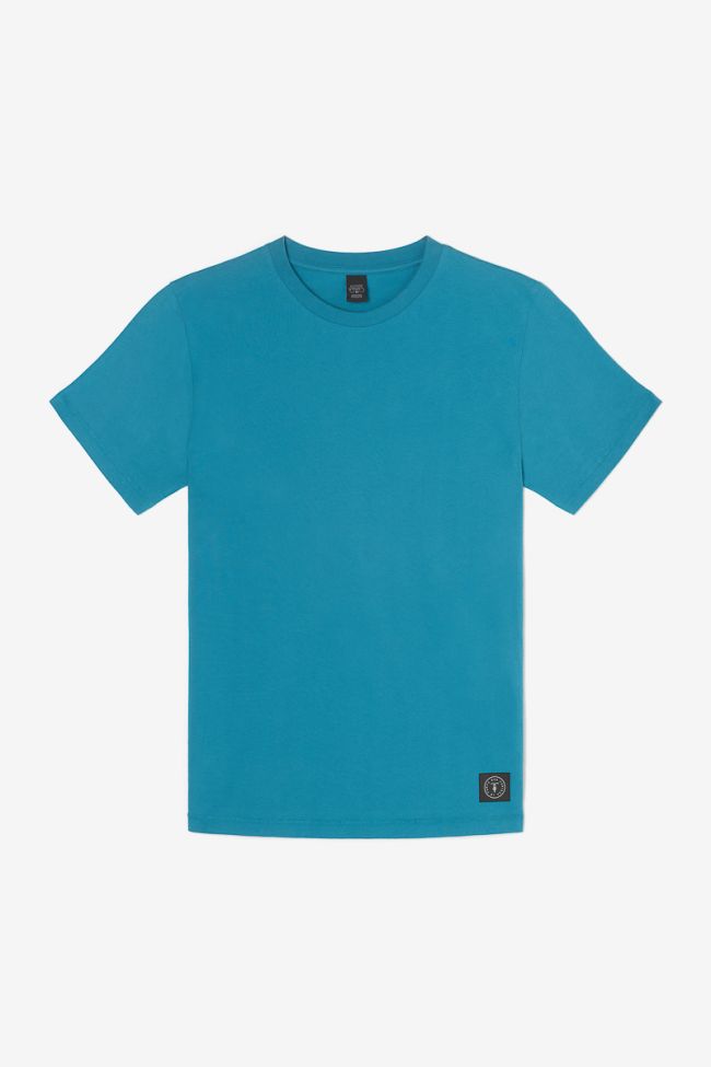 T-shirt Brown in blau