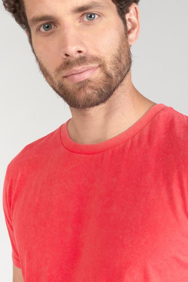 T-Shirt Brown in orange