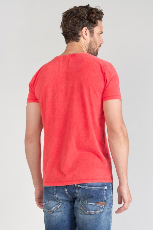 T-Shirt Brown in orange