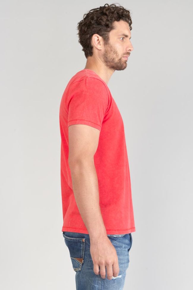 T-Shirt Brown in orange