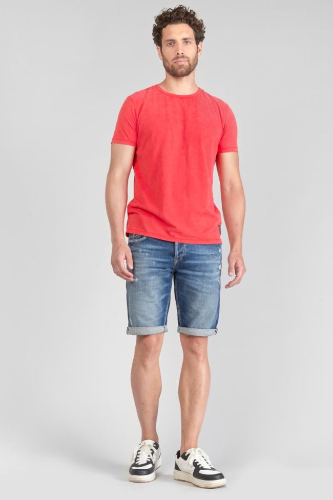 T-Shirt Brown in orange