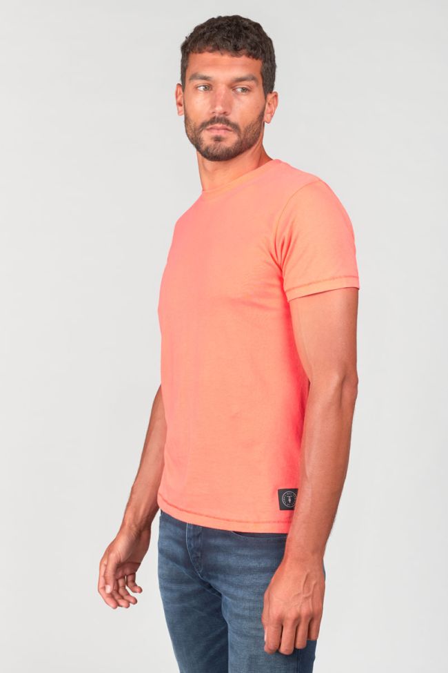 T-shirt Brown in orange