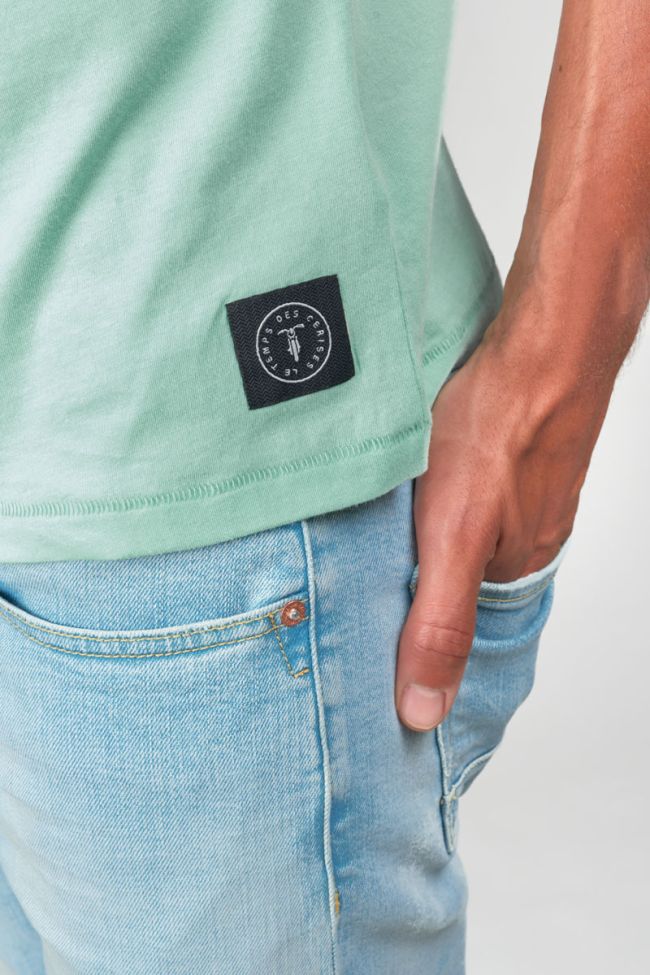 T-shirt Brown in grün