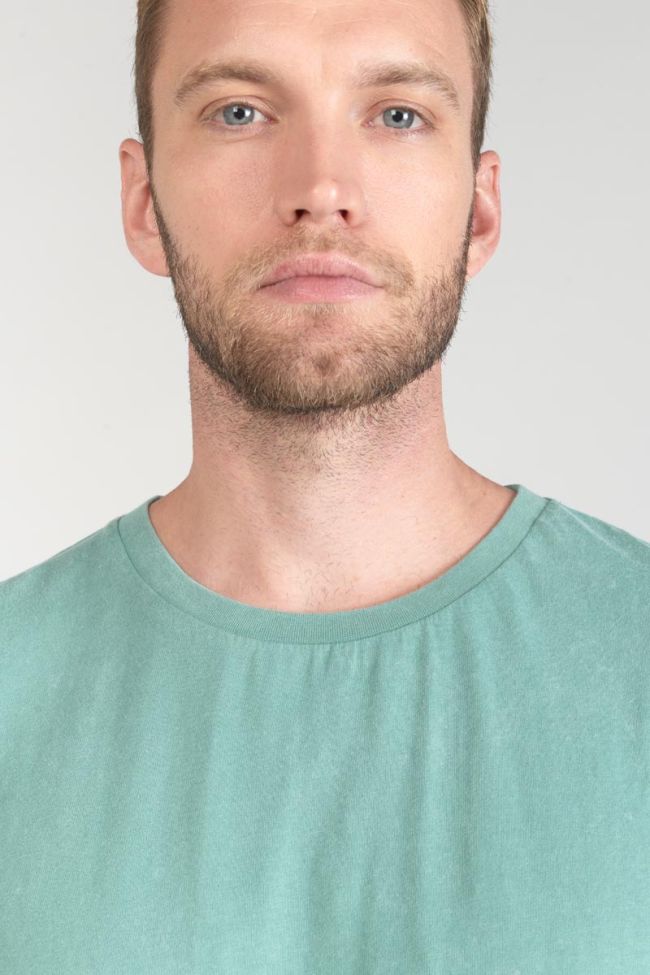 T-Shirt Brown in grün