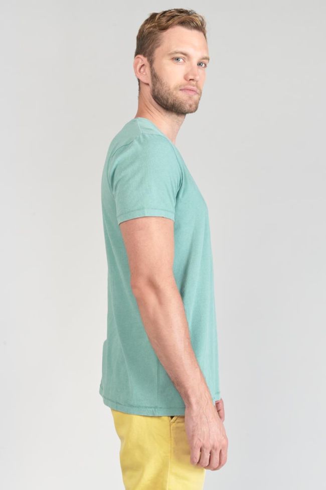 T-Shirt Brown in grün