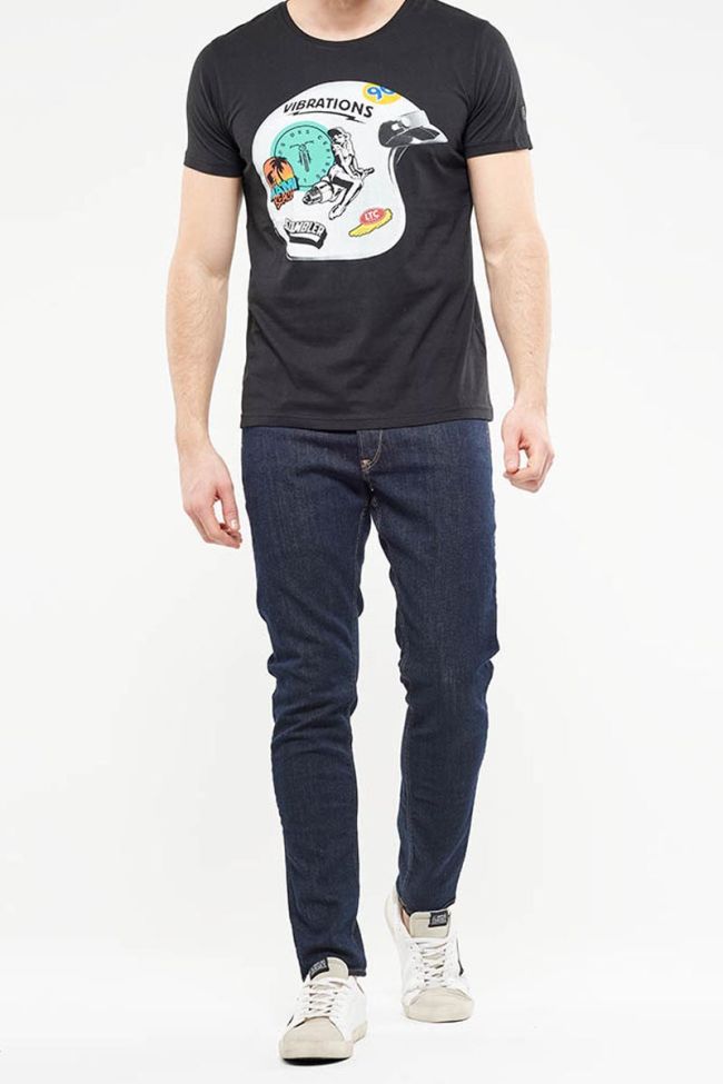 T-shirt Guzzi in schwarz