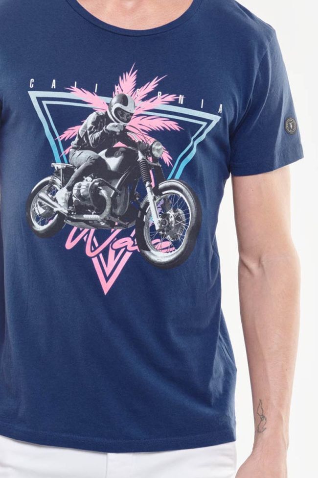 T-shirt Junipero in blau