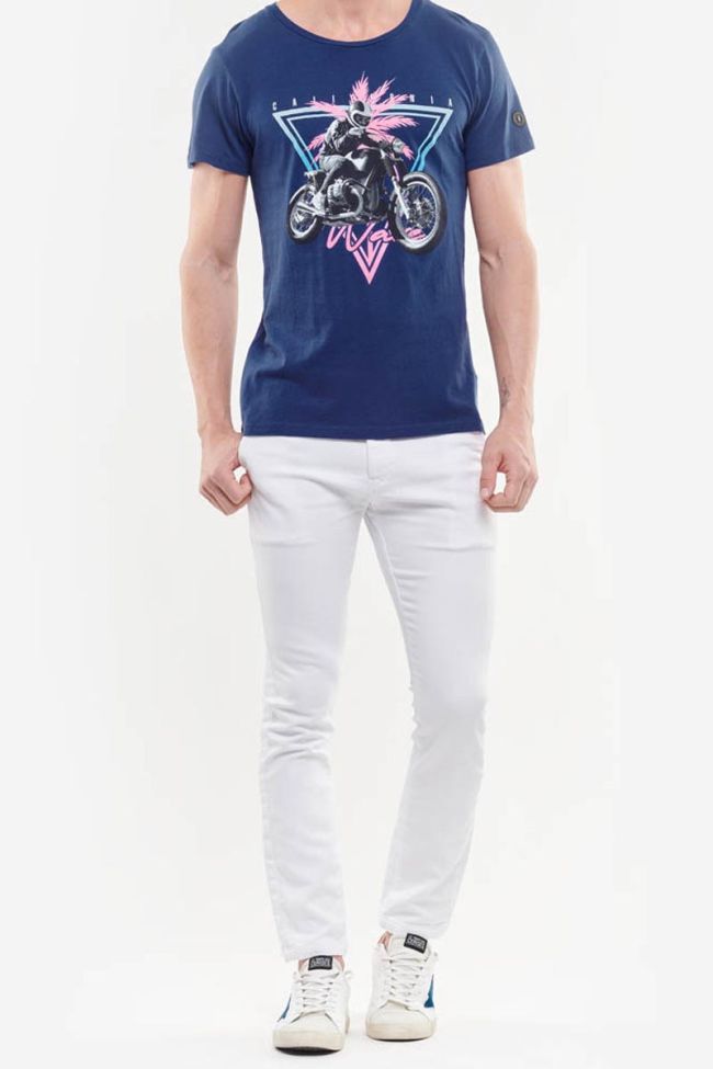 T-shirt Junipero in blau