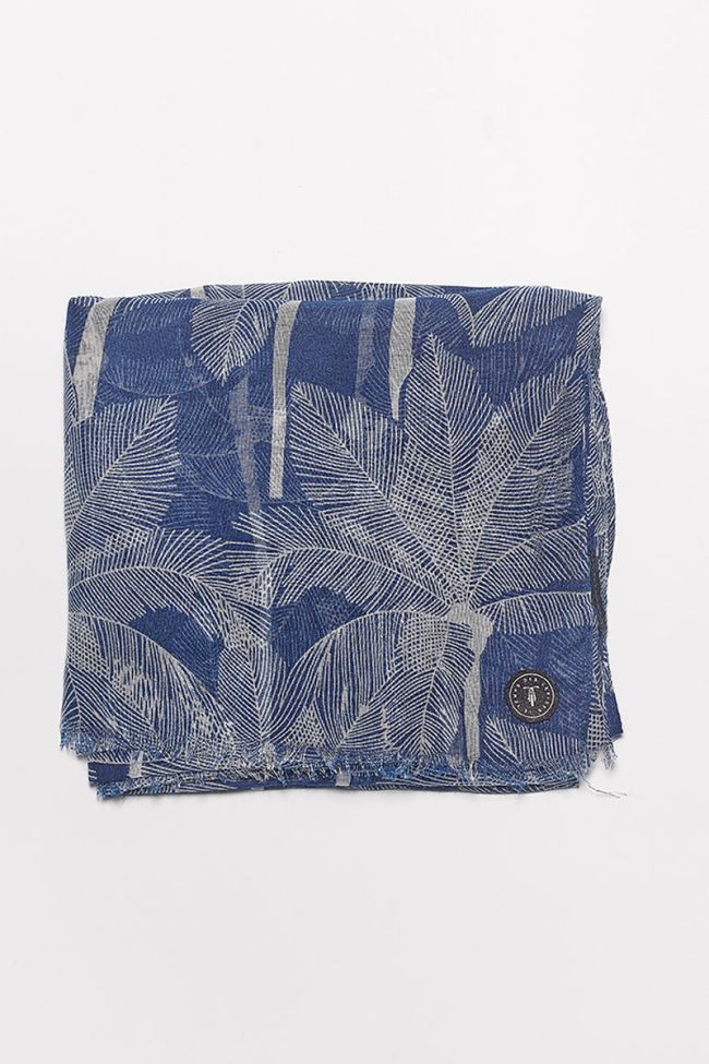 Tuch Palmer in blau