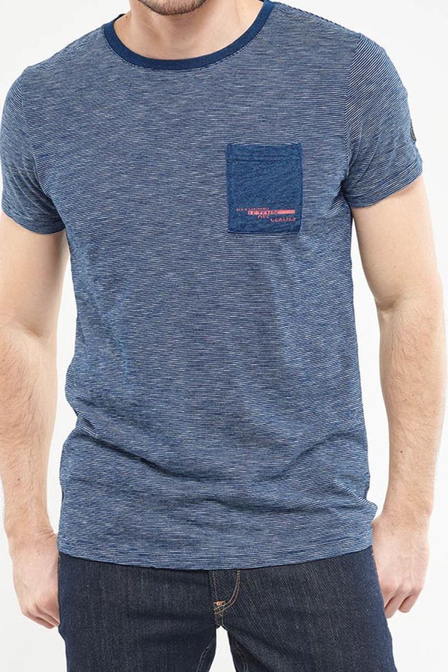 T-shirt Warren in blau