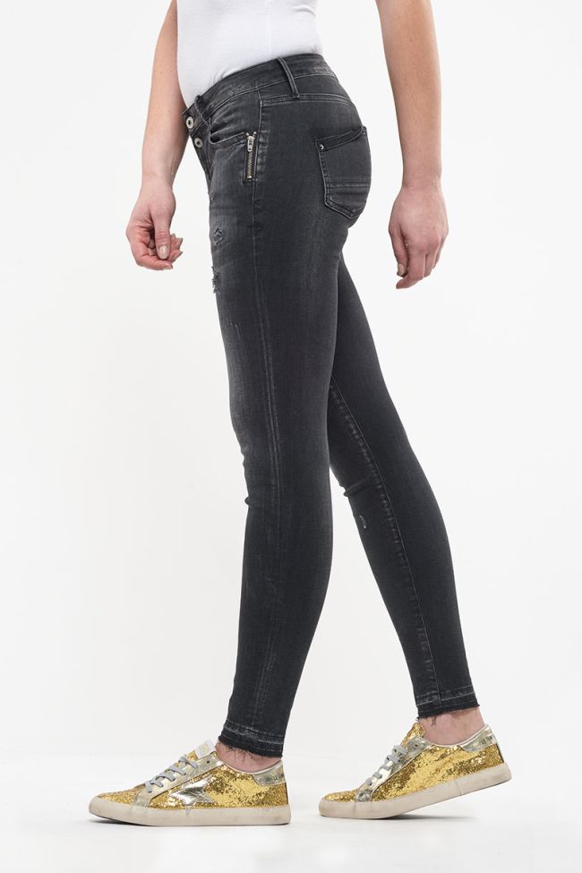 Power Skinny 7/8 jeans destroy schwarz Nr.1