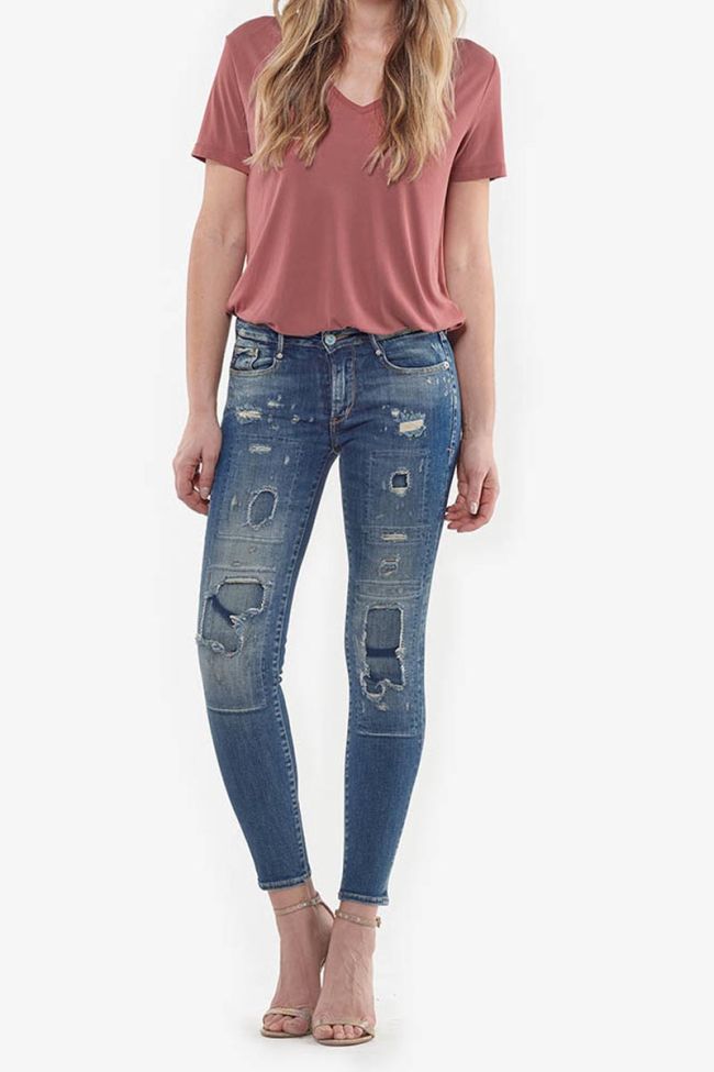 Power Skinny 7/8 jeans destroy vintage blau Nr.2