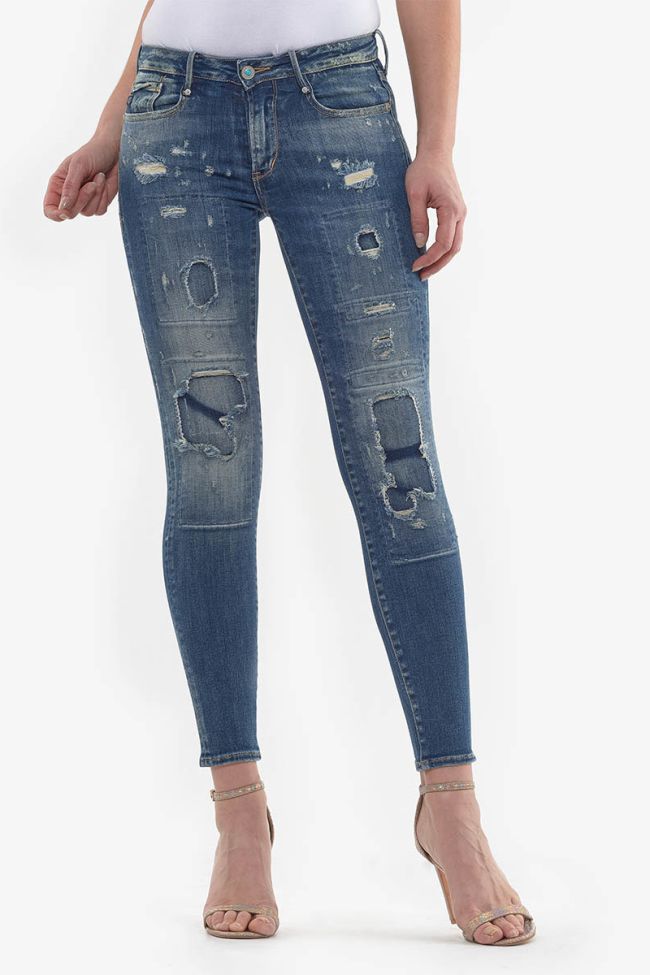 Power Skinny 7/8 jeans destroy vintage blau Nr.2