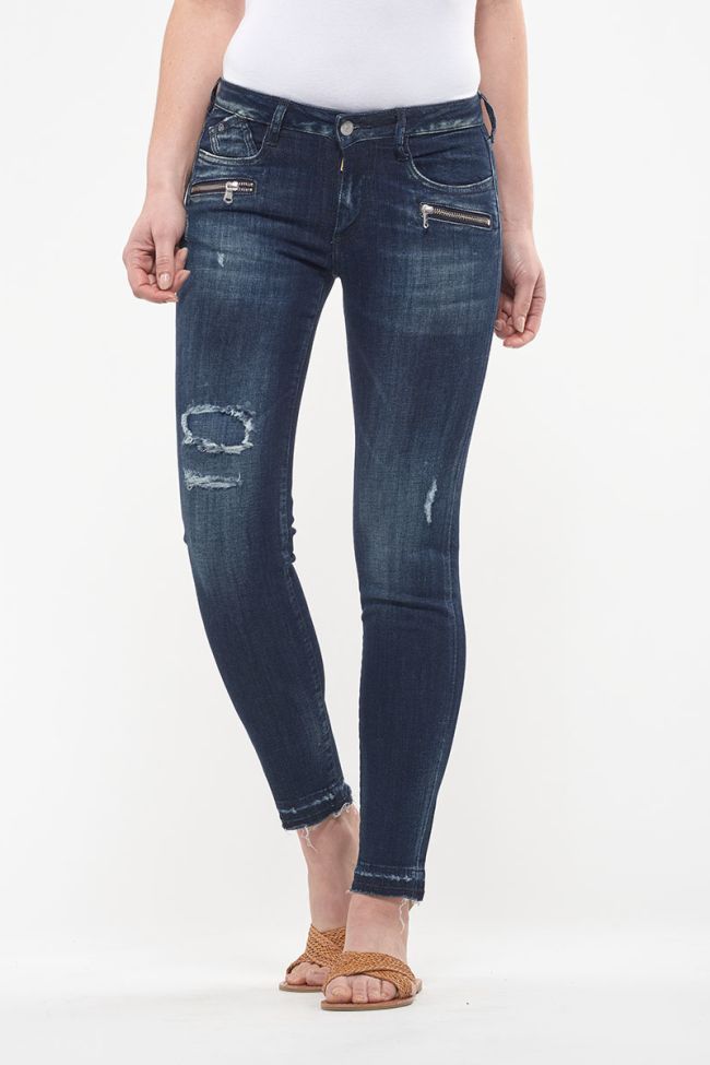 Power Skinny 7/8 jeans destroy blau Nr.1