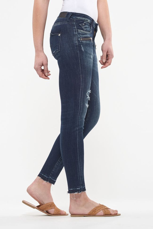 Power Skinny 7/8 jeans destroy blau Nr.1