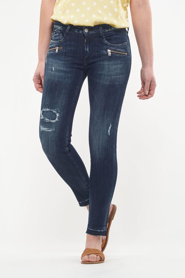 Power Skinny 7/8 jeans destroy blau Nr.1