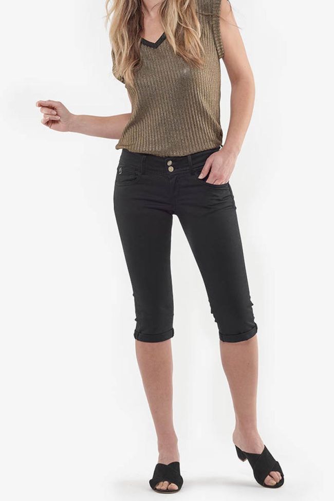 Caprihose Mily in schwarz