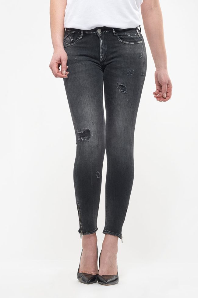 Power Skinny 7/8 jeans destroy schwarz Nr.1