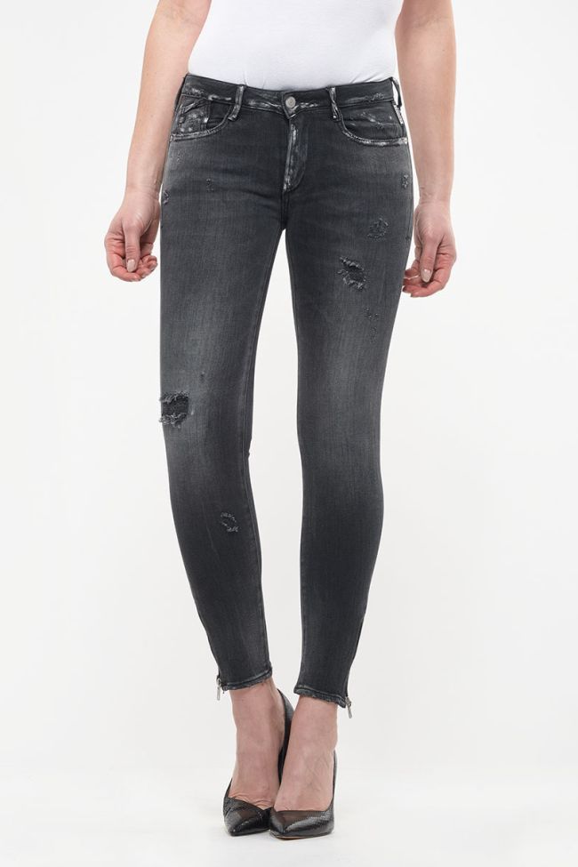 Power Skinny 7/8 jeans destroy schwarz Nr.1
