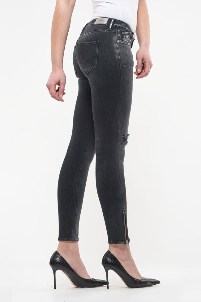 Power Skinny 7/8 jeans destroy schwarz Nr.1