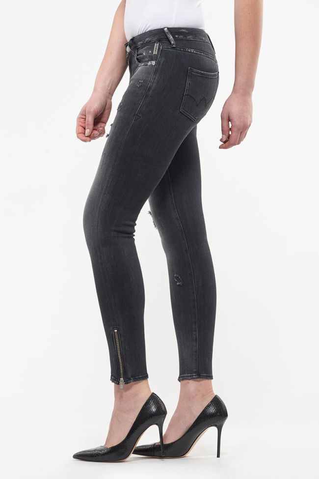 Power Skinny 7/8 jeans destroy schwarz Nr.1