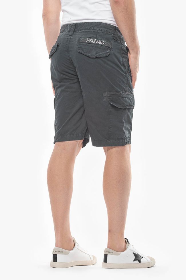 Bermuda-short Matt in schwarz