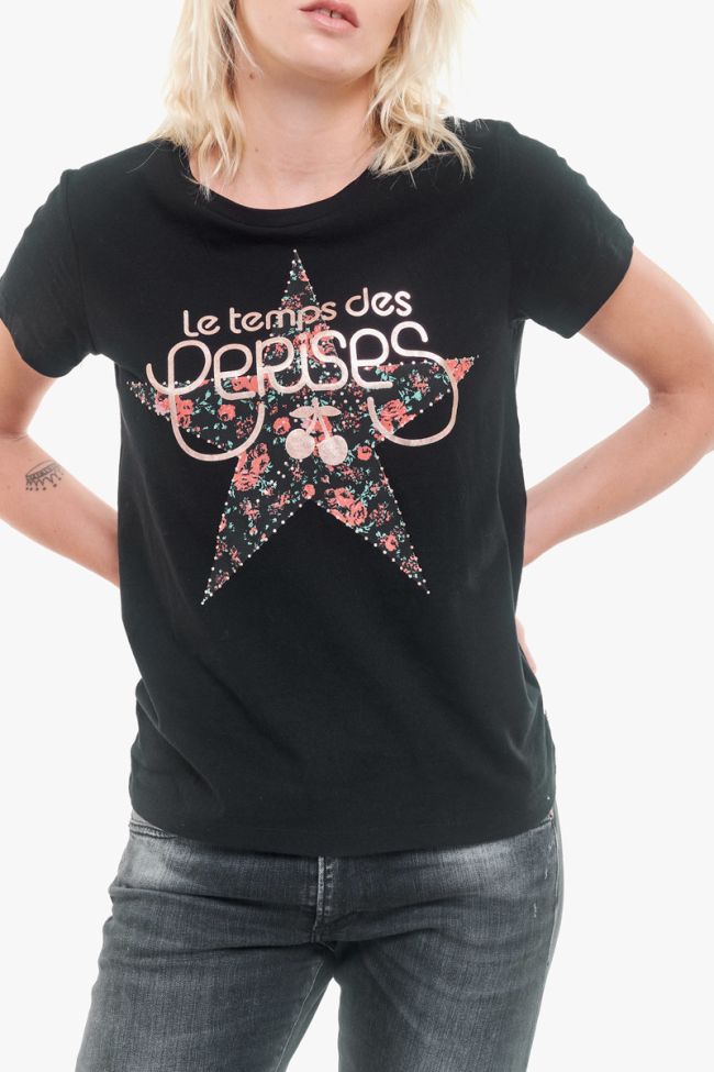 T-shirt Amelia in schwarz