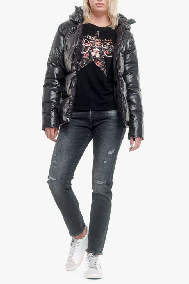 T-shirt Amelia in schwarz