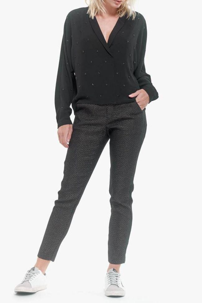 Top Djane in schwarz