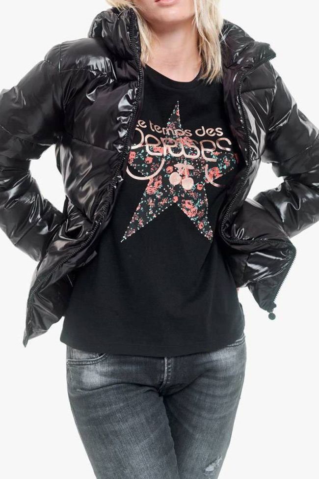 Daunenjacke Leonce in schwarz