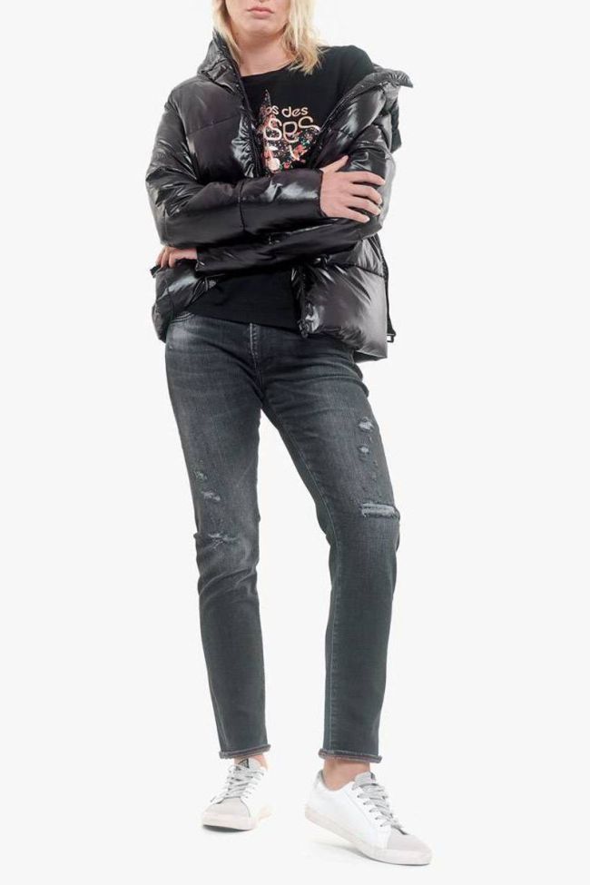 Daunenjacke Leonce in schwarz