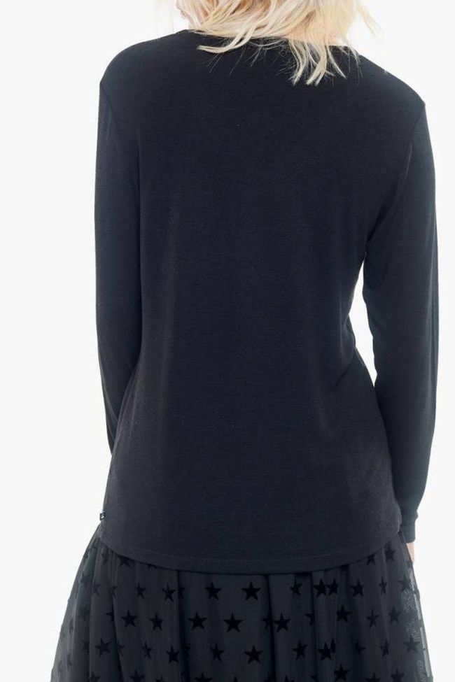 T-shirt Prisca in schwarz