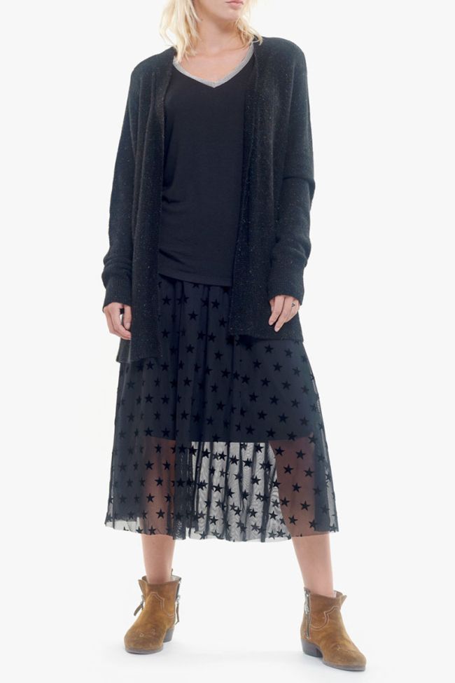 T-shirt Prisca in schwarz