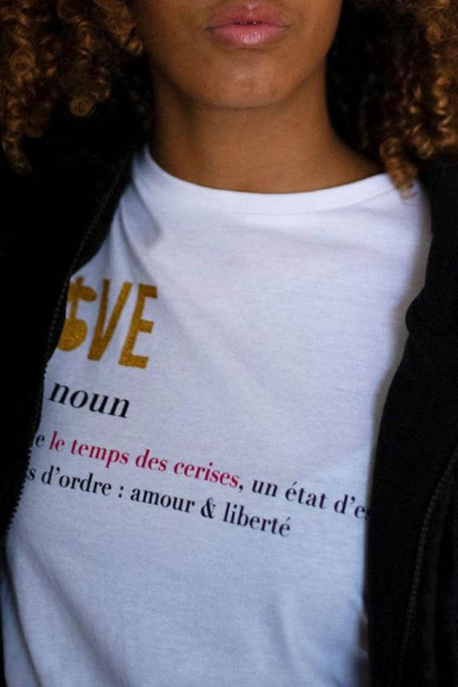 T-shirt Kendragi in weiß