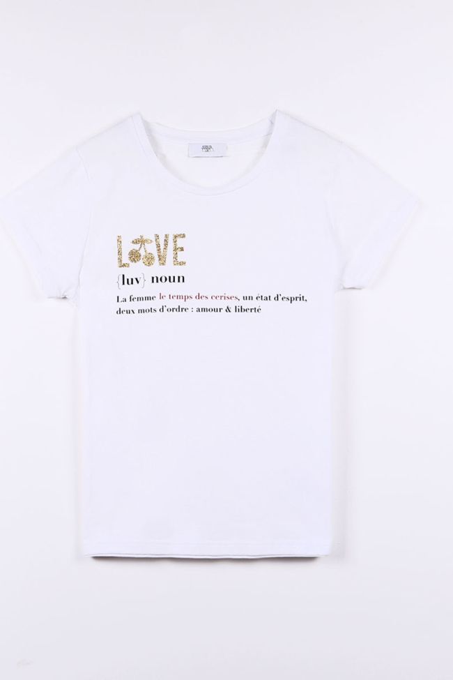 T-shirt Kendragi in weiß