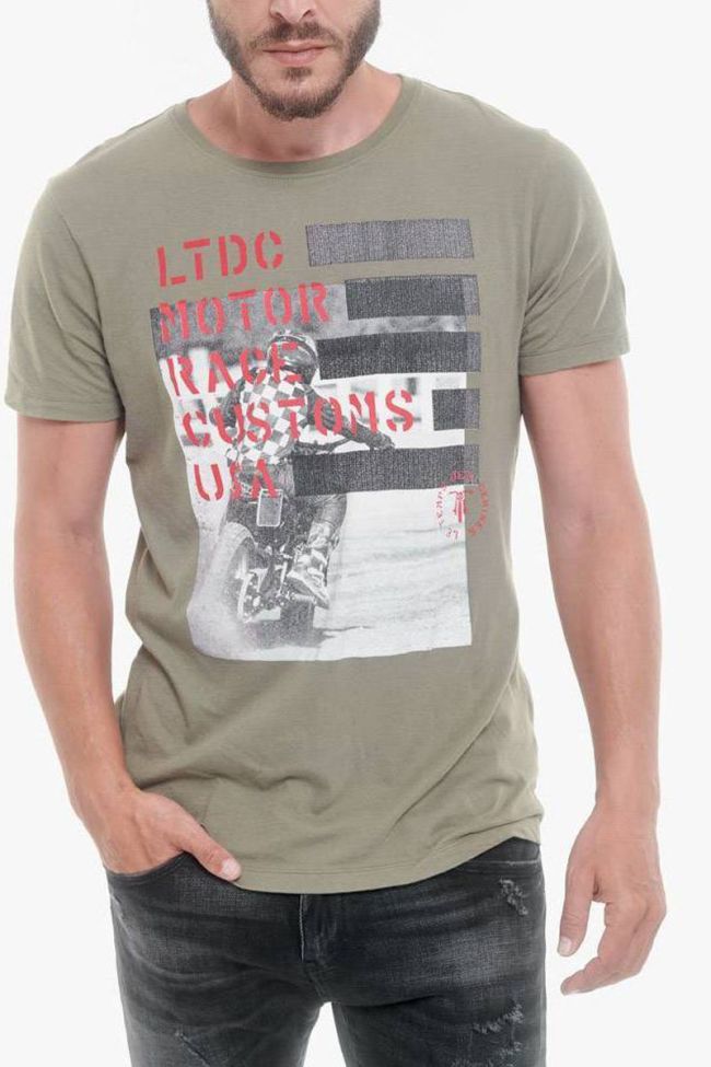 T-shirt Bourbon in grün