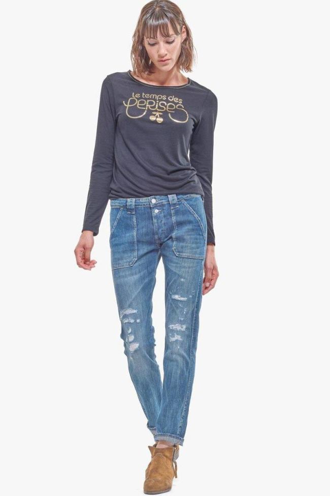 Nano 200/43 Boyfit jeans destroy blau Nr.3