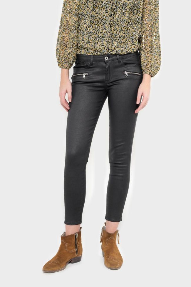 Power Skinny 7/8 jeans beschichtet schwarz Nr.0